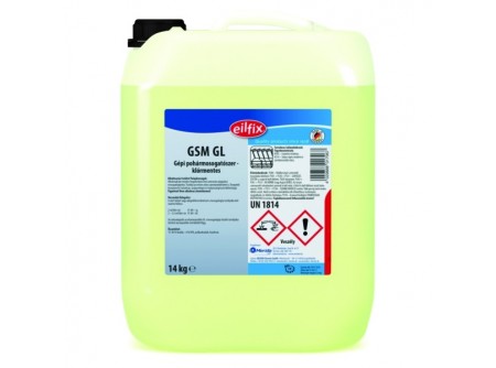 GSM GL - Gépi pohármosogatószer, 10L - Folyékony, lúgos gépi mosogatószer automata adagolású pohármosó gépekhez. Tökéletesen eltávolítja az üvegre, kerámiára tapadt szennyeződéseket. Habzásszegény, minden vízkeménységnél alkalmazható, takarékos adagolású szer

• eltávolítja a rúzsnyomokat és a gyümölcsrostokat
• meggátolja a poharak és a gép vízkövesedését
• oldja a tea- és kávémaradványokat
• üvegvédelem
• szagsemleges
